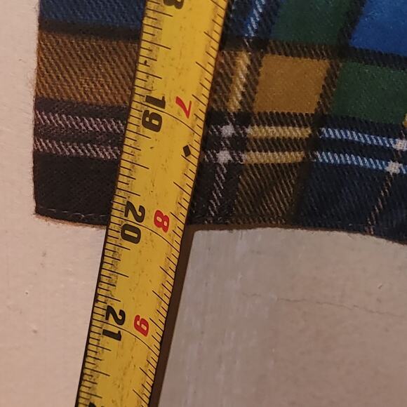 Vntg 50 Mens P-N-H Plaid Cotton Flannel Shirt Swiftie Size 17 Kurt Cobain USA - Picture 8 of 9